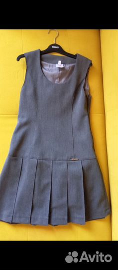 Школьная форма для девочки 134 серая