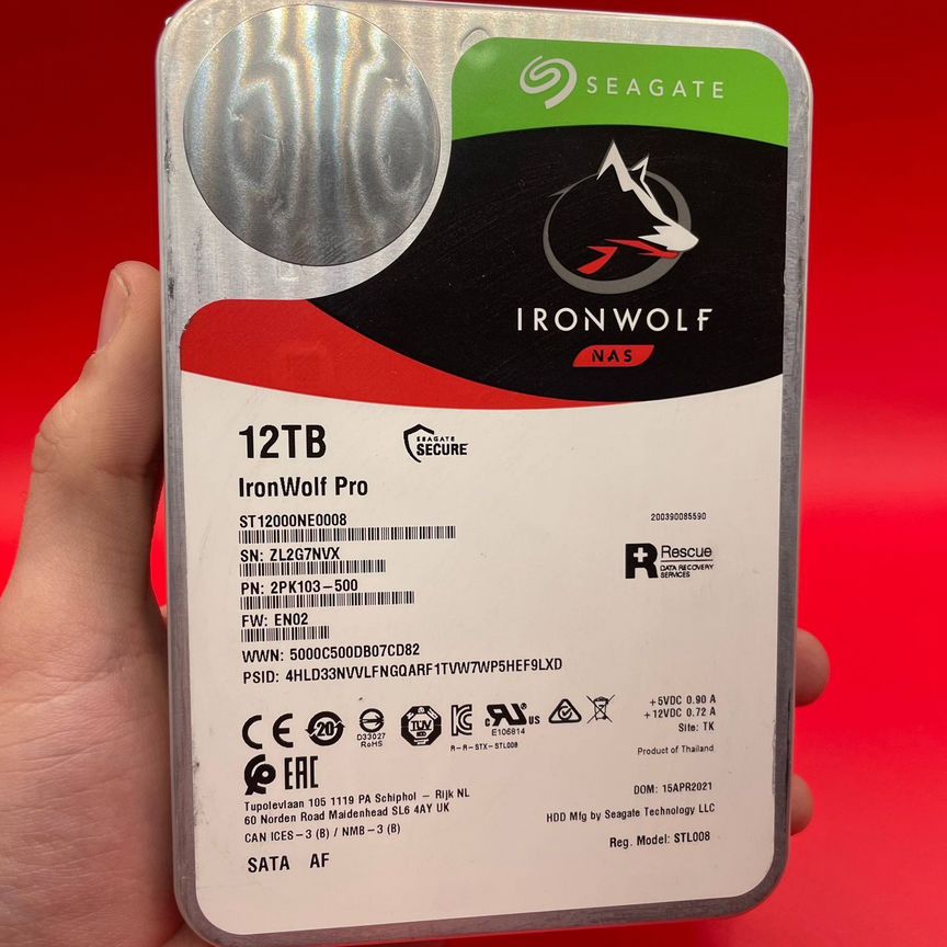 [ST12000NE0008] Жесткий Диск 12 Тб Seagate Ironwolf St12000ne0008