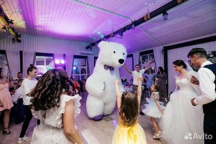 Белый мишка поздравление