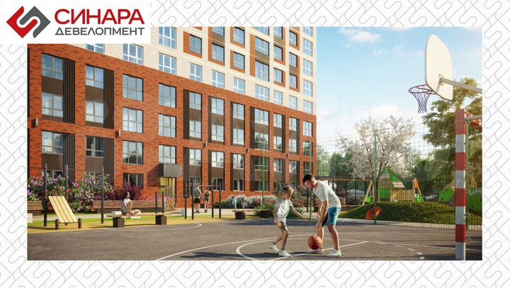 3-к. квартира, 99 м², 1/23 эт.