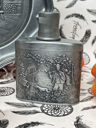 Коллекционная фляга олово фляжка Германия SKS 95