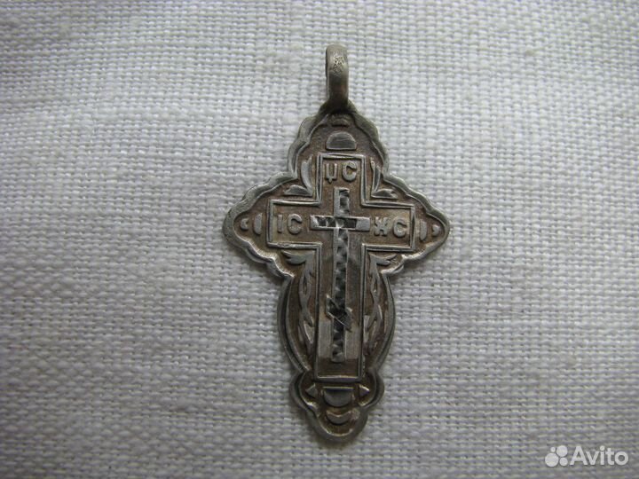 Серебряный крестик 84 пробы