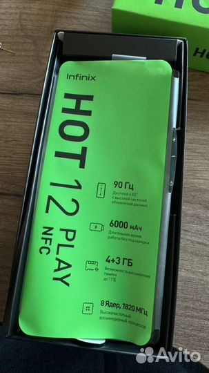 Infinix Hot 12 Play, 4/64 ГБ