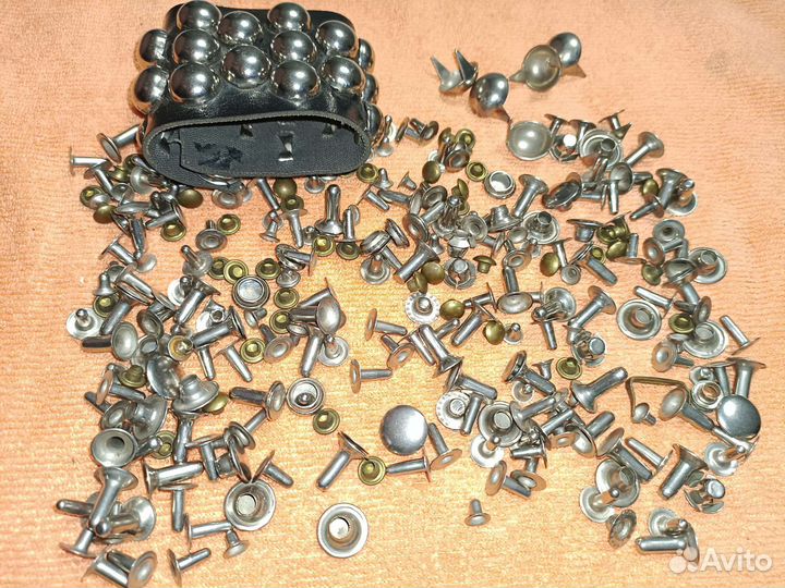 Хольнитены, заклепки односторонние, браслет, СССР