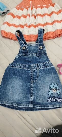 Одежда для девочки 74 80 пакетом