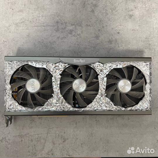 RTX 3080 Palit GameRock на гарантии