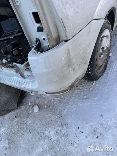 Бампер зад ларгус