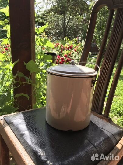 Бидон эмалированный СССР клеймо 65 год