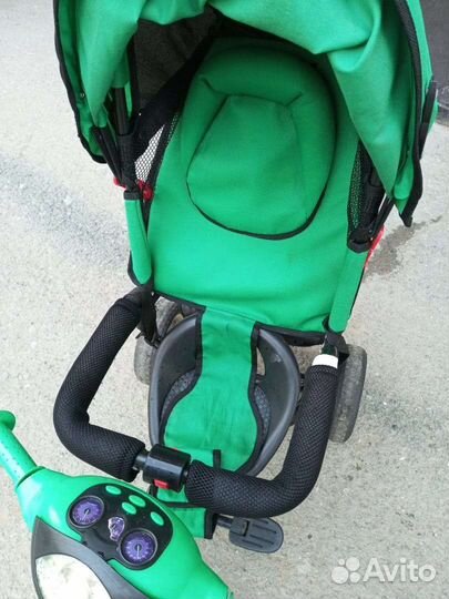 Велосипед коляска с ручкой для родителей