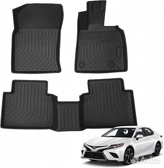 3D коврики для Toyota Camry правый руль 2017г+