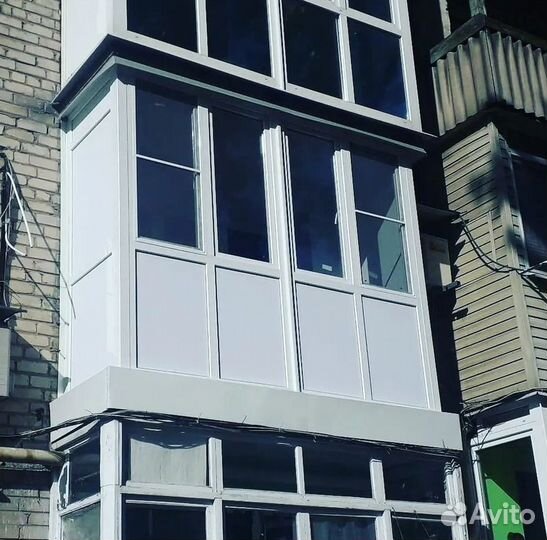 Остекление балкона и установка пластиковых окон