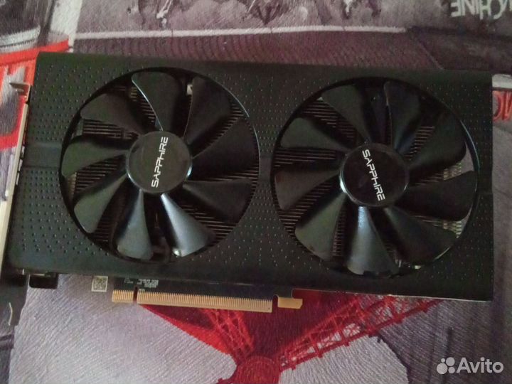 Материнская плата и видеокарта RX 580