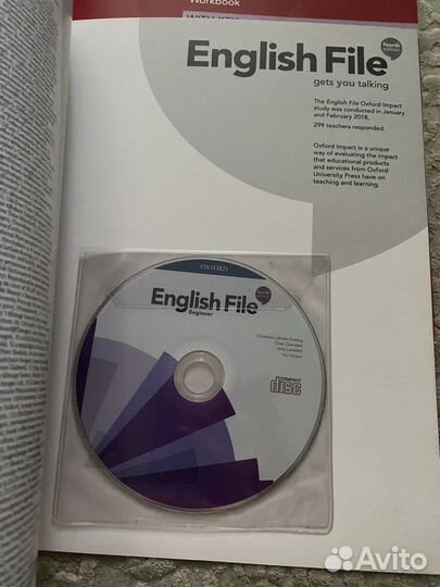 English File four edition учеб+рабоч тетр+диск