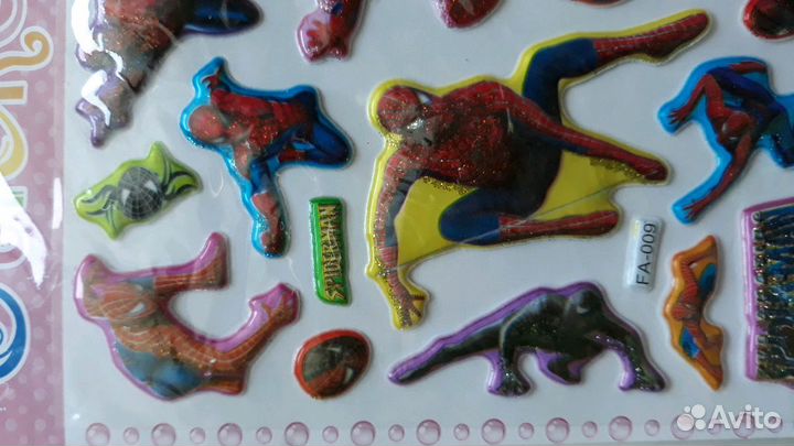 Наклейки человек-паук