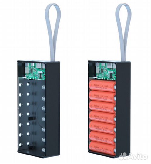 Powerbank повербанк беспроводная зарядка 36000