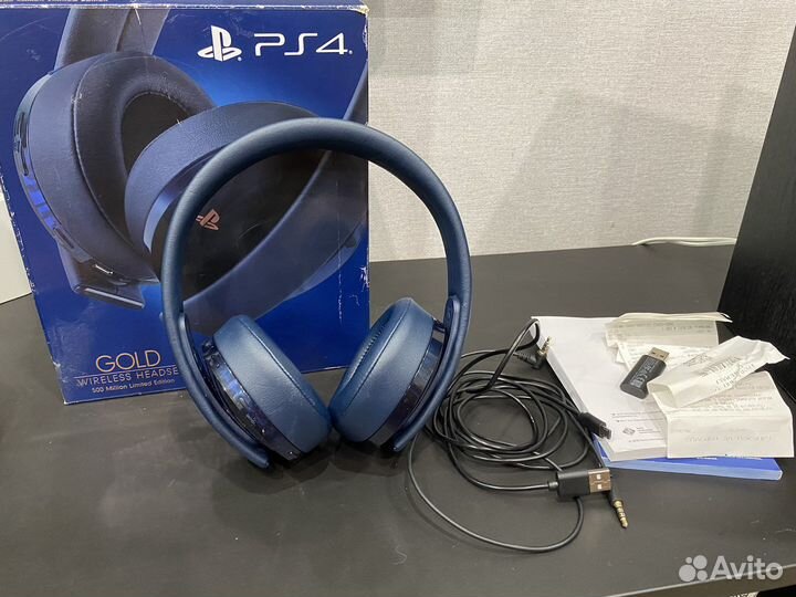 Наушники Sony Playstation gold Limited Edition