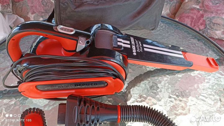 Пылесос автомобильный black+decker PAV1205