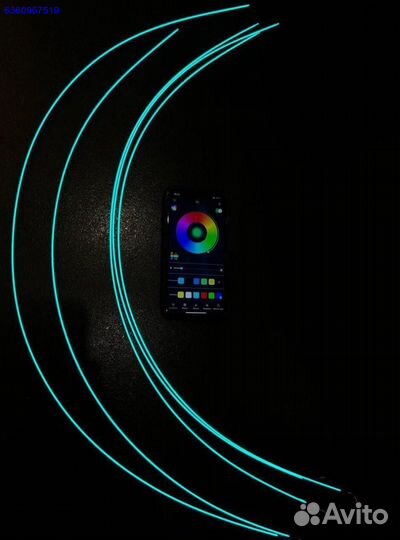 Атмосферная подсветка салона автомобиля