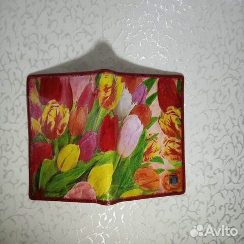 Кожаная обложка для автодокументов 