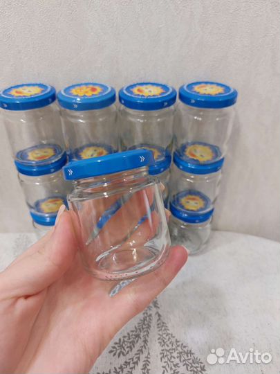 Банка стеклянная баночки из под детского питания