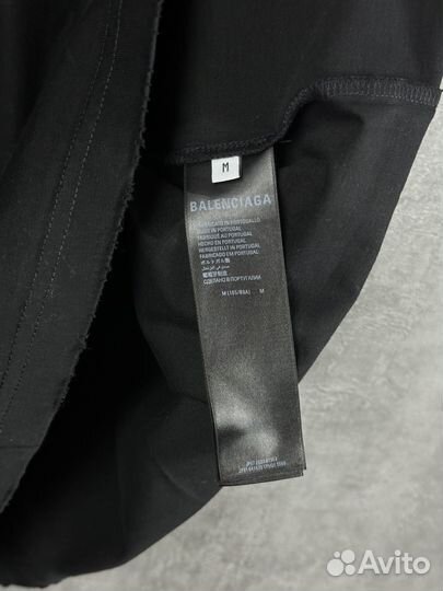 Футболка Balenciaga Logo Spray Black