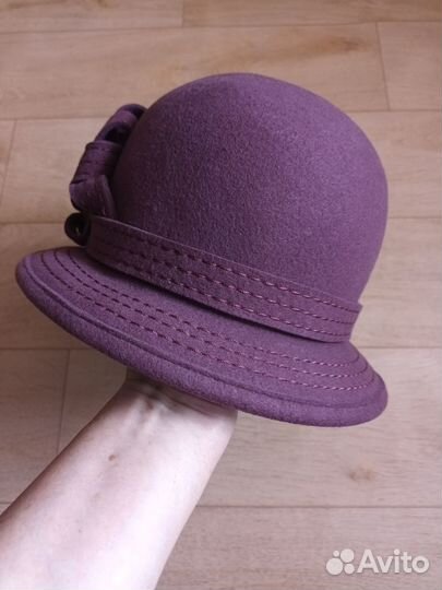 Шляпа фетровая женская