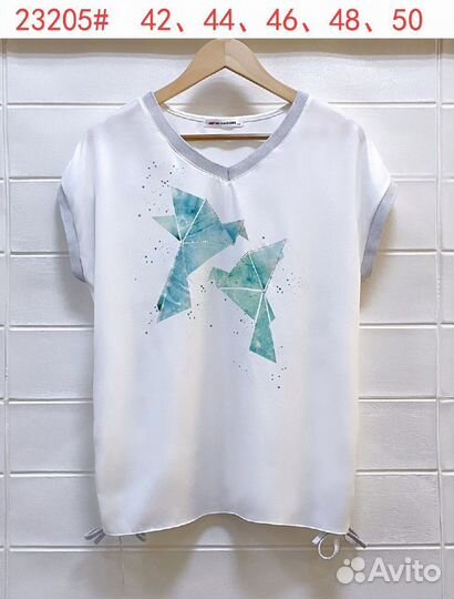 Футболка 42р до 50 размер