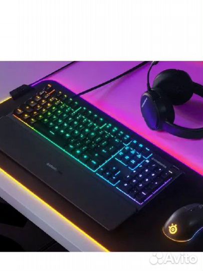 Steelseries apex 3 с подставкой