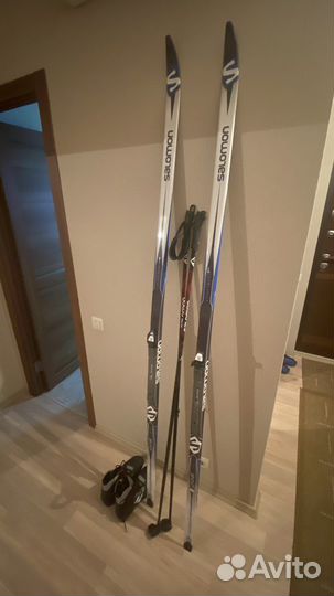 Беговые лыжи Salomon Escape 5 Grip палки ботинки