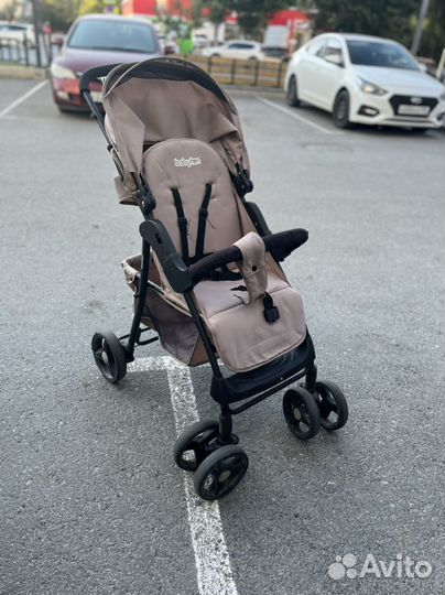 Прогулочная коляска babyton comfort бежевая