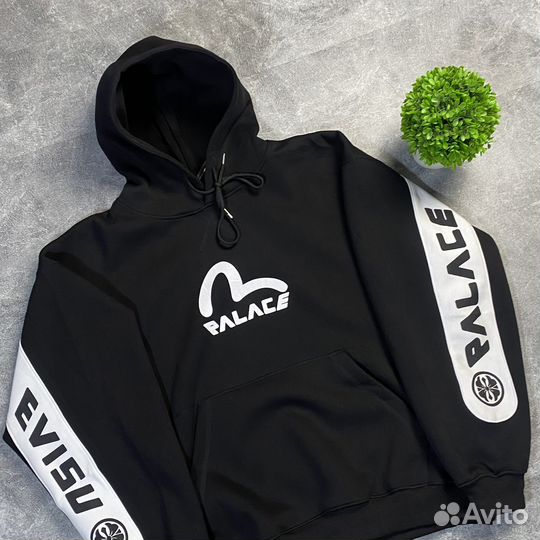 Худи оверсайз Evisu x Palace