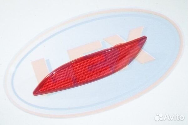 Катафот заднего бампера левый renault fluence