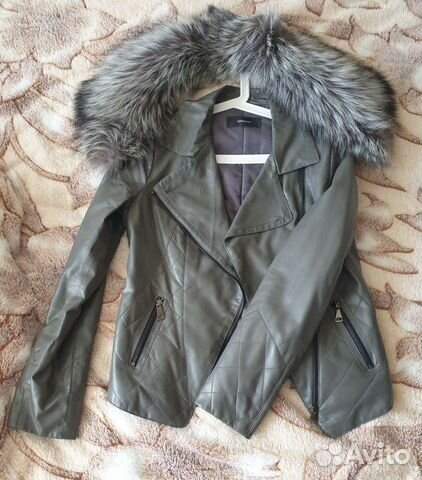 Кожаная куртка новая Toto 42 44 XS S