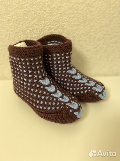 Следки женкие вязаные ручной работы