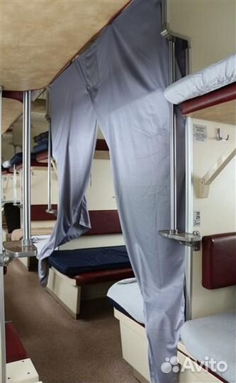 Шторка в поезд универсальная. Плацкарт 