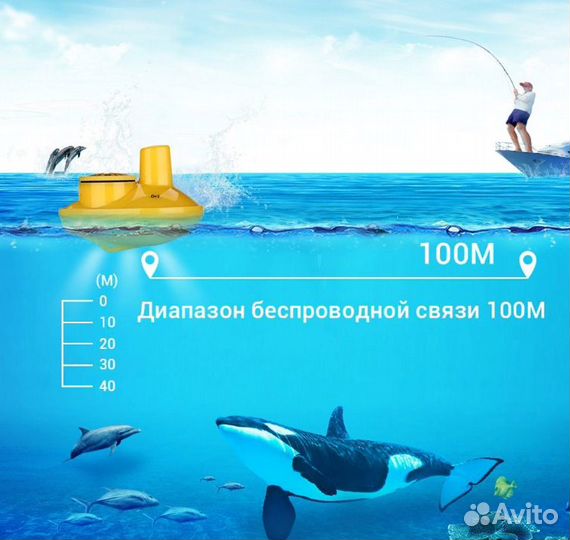 Эхолот беспроводной Fish Finder FFW -718