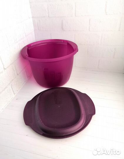 Новая кастрюля для свч 3 л Паста-Браво тапервер