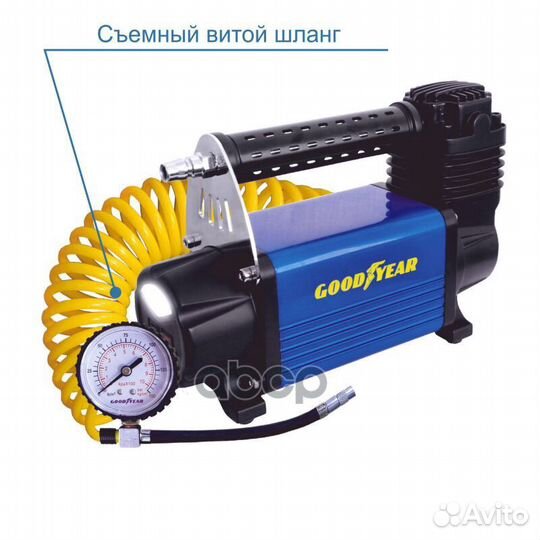 Компрессор GY-50L LED 50 л/мин GY000113 goodyear