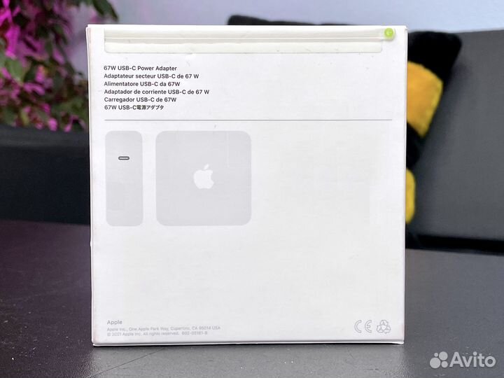Блок питания USB-C MacBook 67W (Только оригинал)