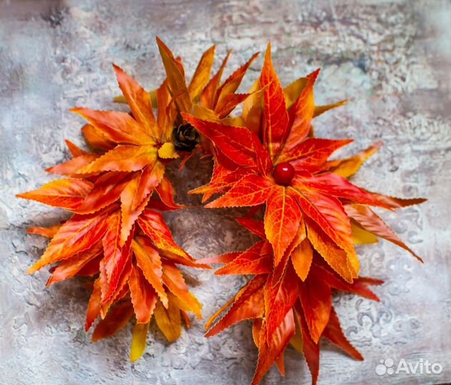 Ободок с листьями на утренник