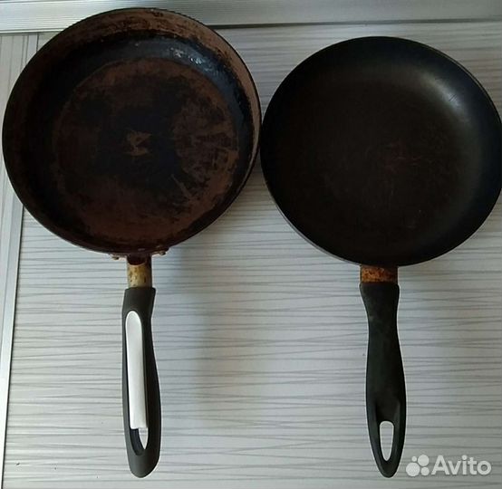 Сковородки, Кострюля,бидон, ложки, ножи