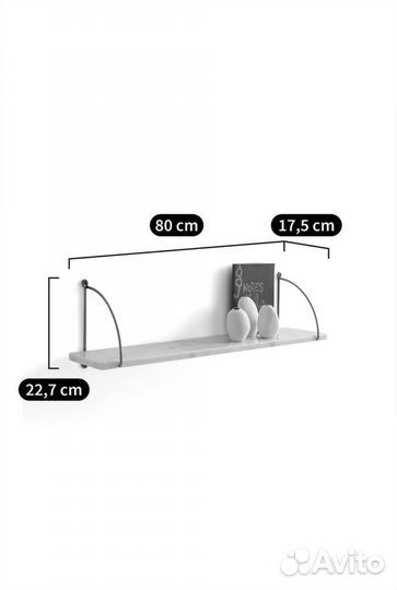 Настенная полка из мрамора LA redoute