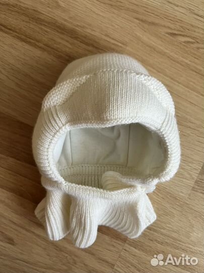 Шапка шлем для малышей зимний 40-42