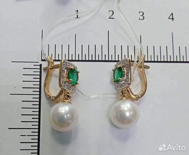 Золотые серьги 585 проба. Арт121