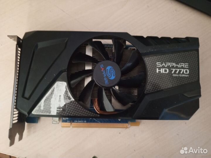 Видеокарта AMD radeon HD7770 от сапфир