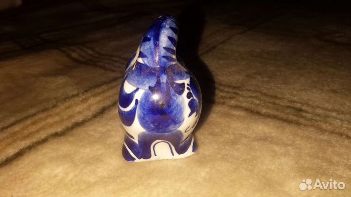 Керамический кот. Гжель