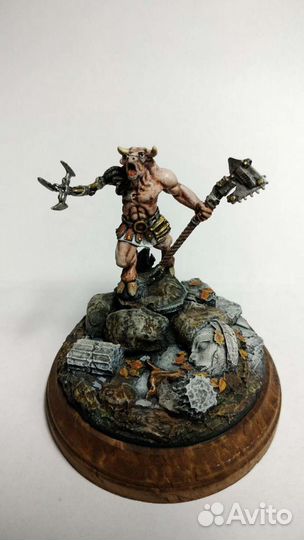 Солдатики, миниатюра. Минотавр 40мм