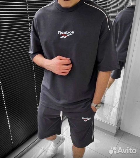 Костюм шорты и футболка мужской reebok