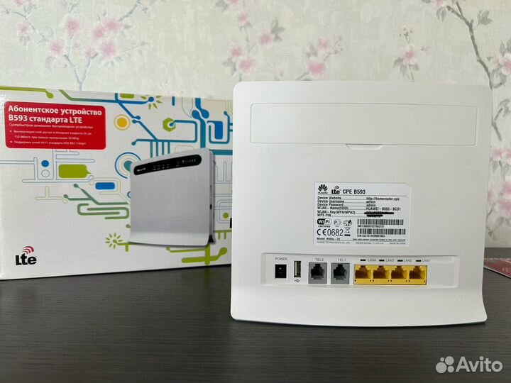 LTE WI-FI роутер Huawei B593s-22