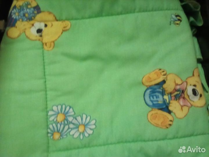 Бортики в кроватку, как новые